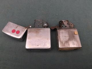 Vintage Zippo Cigarette Lighter With Extra Insert Very Old (lt18)