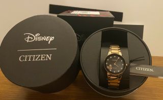 Citizen Disney Mickey Mouse Eco - Drive Rose Gold Diamond Women’s Watch Ga1056 - 54w