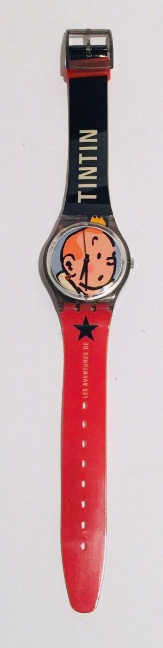 Swatch Tintin Watch Gm165 (2004) Les Aventures De Tintin Adventures Tin Tin