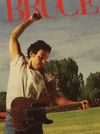 Bruce Springsteen Vintage Handbill 1985 BORN IN THE USA Tour Paris France RARE 3