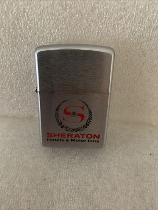 Vintage Sheraton Hotels & Motor Inns Zippo Lighter Rare