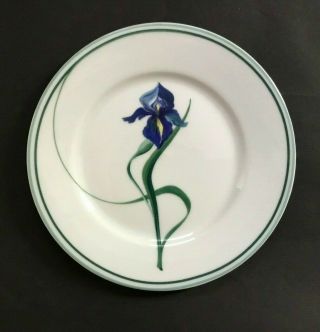 Vintage Ceralene Raynaud “iris” Pattern Salad Plate 7 1/2 " -