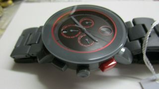 Movado " Bold - Mb,  01.  1.  29.  6169 Carbon Fiber Dial Chronograph " Swiss Wristwatch
