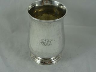 QUALITY,  GEORGE III solid silver PINT TANKARD,  1774,  315gm 2