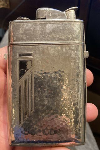 Vintage Evans Cigarette Case And Lighter Combination