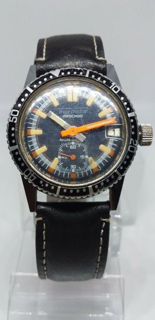 Thermidor Antichoc Diver Mechanical Vintage Watch 70 