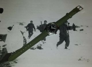 A World War 2 Allied Forces Us A - 11 Style Quartz Watch.  Custom Made.