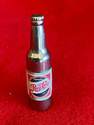 L1) Vintage Kemco Pepsi Cola Cigarette Lighter Figural Bottle