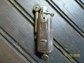 Vtg Brass Metal Slide Lighter Trench Art Old Antique Imco ? Jmco ? Unknown Usa