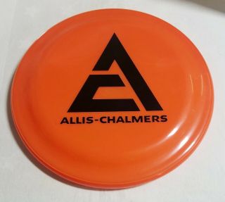 Vintage Ac Allis Chalmers Advertising Premium - Plastic Frisbee - Nos - Old Stock