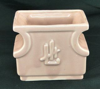 Vintage Brush Mccoy Pink Planter Art Pottery Vase 201