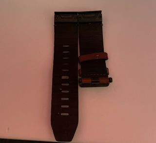 Garmin QuickFit® 26 Watch Bands Chestnut Leather 2