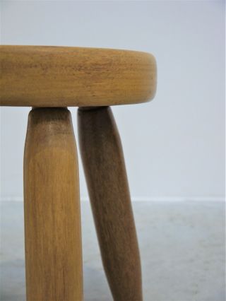 1950 VINTAGE FRENCH MILKING STOOL CHARLOTTE PERRIAND LES ARC MIDCENTURY 4