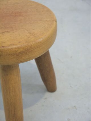 1950 VINTAGE FRENCH MILKING STOOL CHARLOTTE PERRIAND LES ARC MIDCENTURY 6