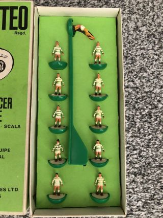 VINTAGE SUBBUTEO HW HEAVYWEIGHT REF 25 CELTIC COMPLETE BOXED TEAM GREEN BASES 2