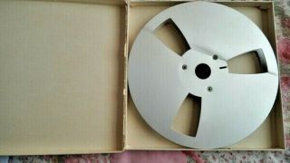 Vintage Audiotape Empty 7 " Metal Reel To Reel