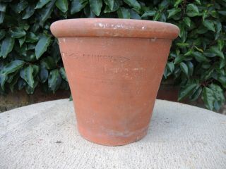 Vintage Sankey Bulwell Hand Thrown Terracotta Plant Pot 9.  5 " (f)