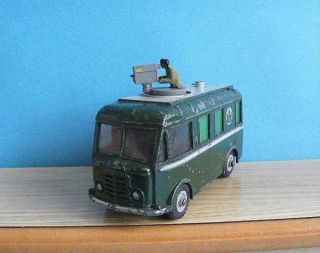 Unboxed Vintage Dinky Toys Model 968 - Bbc Tv Roving Eye Vehicle With Cameraman