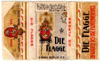 Die Flagge - Ottoman Cigarette Rolling Paper - Cover Only