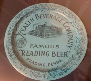 Antique Vtg Health Beverage Company Reading,  Pa Beer Tray