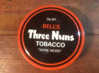 Empty Bell’s Three Nuns Tobacco Tin Australian