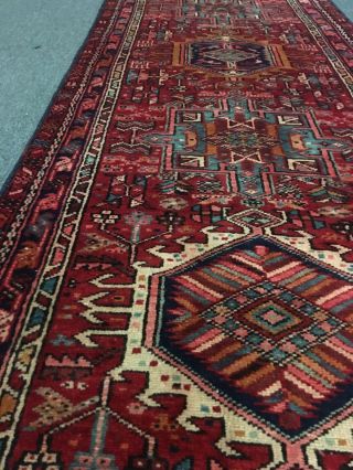On Vintage Hand Knotted Tribal Area Rug 2’11”x11’4” 3092 6