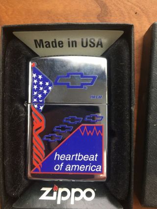 Chevy Heartbeat Of America Zippo Lighter 02