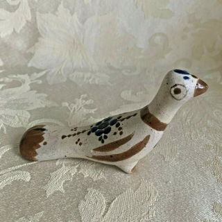 Vintage Tonala Mexico Bird Mexican Pottery Folk Art Ceramic Dove Pheasant 2