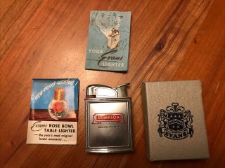 Vintage Evans Pocket Lighter - Stimpson Brooklyn,  Ny