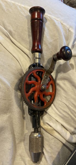Vintage Craftsman 1071 Egg Beater Style Hand Drill Early Design Reconditioned