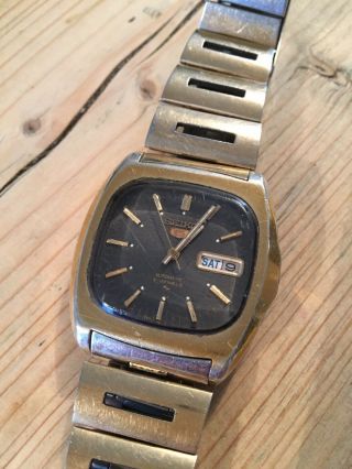 Vintage Seiko 7019 - 5000 Baby Monaco Automatic Wristwatch