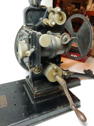 Antique 35 Mm Hand Crank Motion Picture Film Projector Butcher & Sons Camera. 4