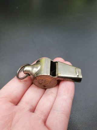 Vintage 1940s World War Two Raf Ditching Whistle