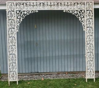 Nj Pickup Antique Cast Iron Garden Fence Gate Arch Pergola Architectural Salvage