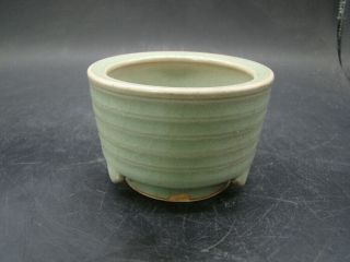 Chinese Ming Dynasty (1368 - 1644) Longquan Celadon Small Censer A4417