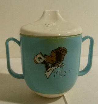 Tommee Tippee Westland Plastics Sippy Cup Vintage Aqua White