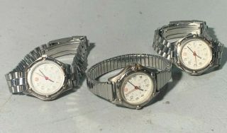 3x Womens Wenger Swiss Sak Design 093.  0690 Quartz Watches Running