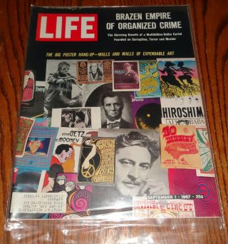 Vintage Life Magazines September 1 1967 Brazen Empire Of Organized Crime Mafia