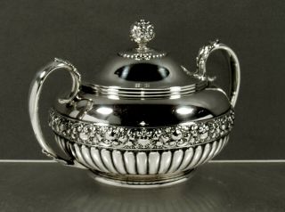 Tiffany Sterling Sugar Bowl  c1891 PERSIAN MANNER 2