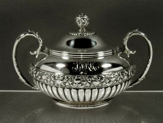 Tiffany Sterling Sugar Bowl  c1891 PERSIAN MANNER 3
