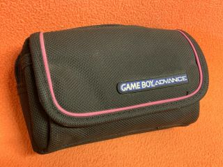 Vintage Official Nintendo Game Boy Advance Gameboy Travel Case Fuchsia Pink