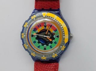 Vintage Swatch Swiss Loomi Suba 200 Ag1994 Runs Iob Sss107 Os