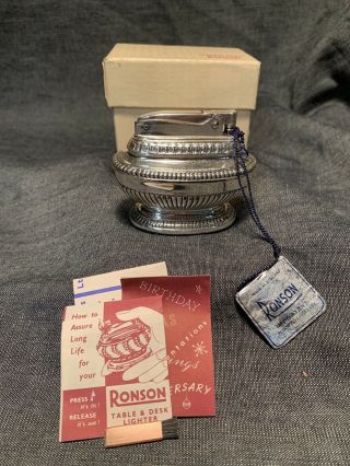 Vintage Ronson Queen Anne Table Lighter