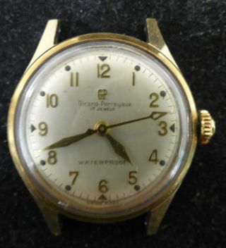 Vintage Girard - Perregaux 17 Jewels Gold Filled Automatic Mens Watch