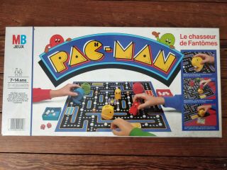 Pac Man Le Chasseur De Fantômes Rare Vintage Mb Jeu De Société Jeux Namco Pacman