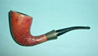Carey Magic Inch 6 - 1/2 " Long Carved Briar Wood Pipe Made In Israel
