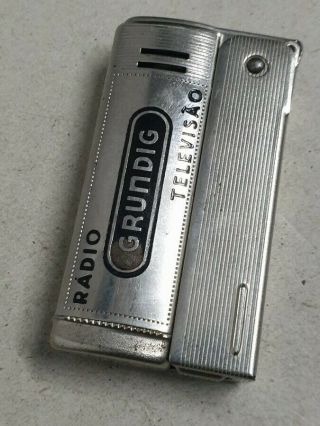 Antique Cigarette Lighter Imco Triplex Streamline Nº 6800 Advertising Grundig