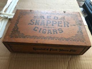Vintage Wooden Cigar Box - Factory No.  641 Colorado Maduro