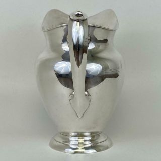 Large GORHAM 182 Wide Mouth 4 - 1/4 Pint Sterling Silver French Water Pitcher Jug 4