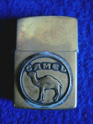 Camel Cigarette Zippo Brass Lighter 60th Anniversary 1932 - 1992